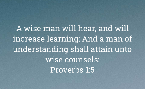 Proverbs 1:5